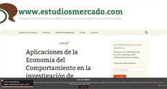 Desktop Screenshot of estudiosmercado.com